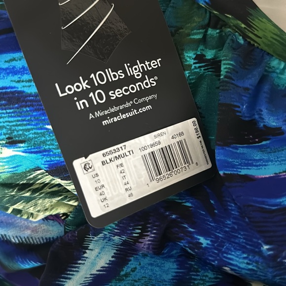 NWT MIRACLESUIT Useppa Siren One Piece Swimsuit - Picture 15 of 15